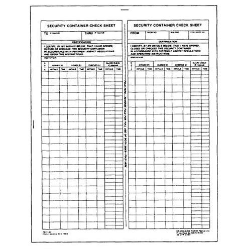 Sf Form 701 Fillable Printable Forms Free Online