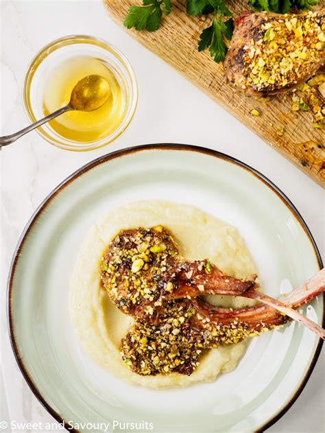 Dukkah Crusted Lamb Chops With Cauliflower And Potato Purée Sweet And