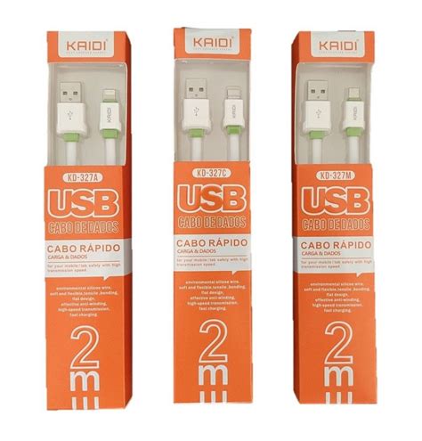 Representante Oficial Dos Produtos Kaidi No Brasil Cabo Usb Para