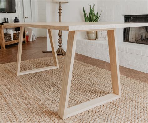 Diy Modern Dining Table 4 Steps Instructables