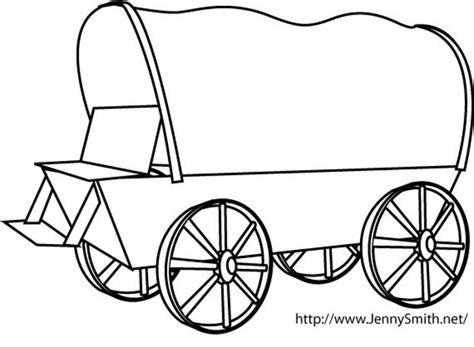 Covered Wagon Template - ClipArt Best