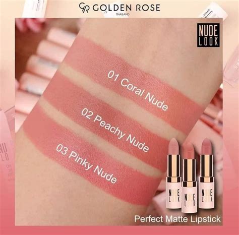 رژ لب مات نود لوک گلدن رز Golden Rose Nude Look موراشین