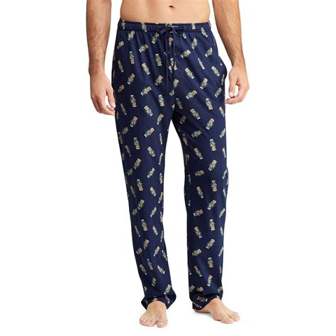 Buy Best Polo Ralph Lauren Bear Pajama Pjs Pants Blue Size Xl Nwt Men Huatabampotecnmmx