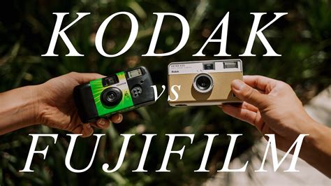 Which Is Better Kodak Half Frame Camera Or Fuji Disposable Camera