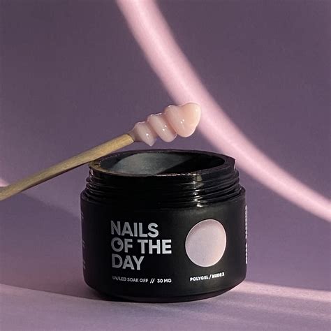 NAILSOFTHEDAY Polygel nude Полігель ніжний нюд дрібнозернистий гм Купити товари для