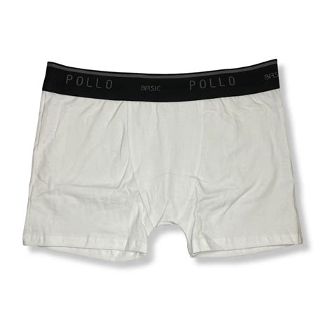 Kit c 2 Cueca Boxer Cotton Elástico Reforçado Pollo Basic Galé Lingerie Calcinhas sutiãs