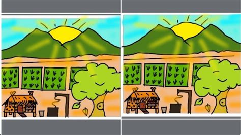 How to draw a Farm. ( Bukid) #drawing#artwork #subject #veryeasy #art # ...