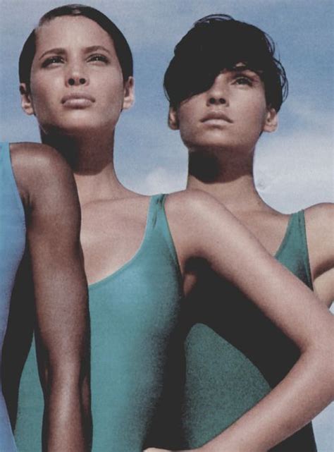 Christy Turlington And Famke Janssen By Gilles Bensimon Elle France