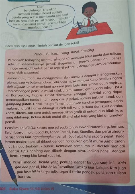 Pensil Sikecil Yang Amat Penting Kosakata Baku