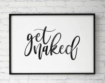 Get Naked Print Etsy