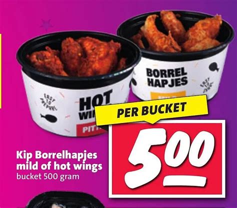 Kip Borrelhapjes Mild Of Hot Wings Aanbieding Bij Nettorama