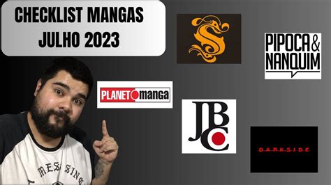 CHECKLIST MANGAS JULHO 2023 YouTube