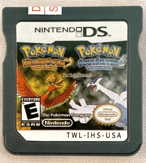 Pokemon Soul Silver Cartridge