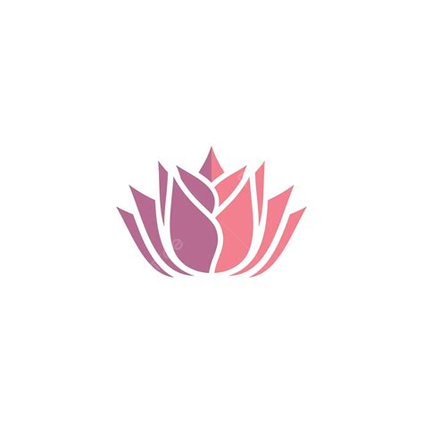 Lotus Symbol Vector Icon Illustration Zen Sharp Feminine Vector Zen