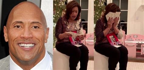 Dwayne Johnson Surprises His Mom With New House Watch Dwayne