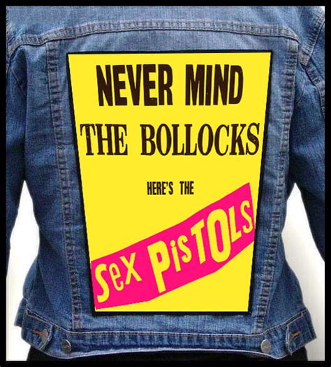 Sex Pistols Never Mind The Bollocks Backpatch