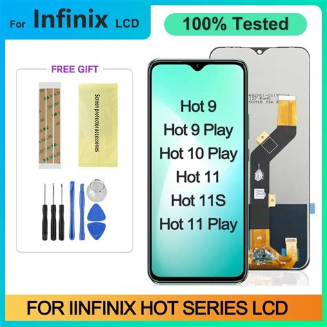For Infinix Hot 9 X655 Hot 9 Play X680 Hot 10 Play X688 Hot 11 X662 Hot 11S Hot 11 Play LCD