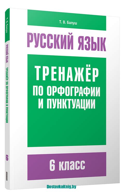 Русский язык 6 класс Тренажёр по орфографии и пунктуации