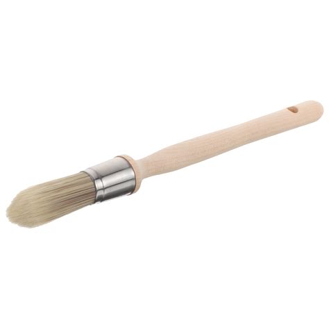 Trim Paint Brush Edge Painting Tool With Wooden Handle Round Trim Brush