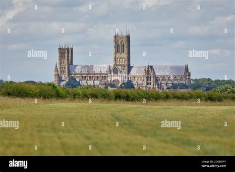 Lincoln Cathedral and International bomber Command Centre memorial Stock Photo - Alamy