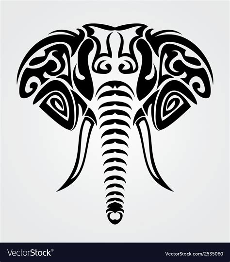 Tribal Elephant Royalty Free Vector Image Vectorstock