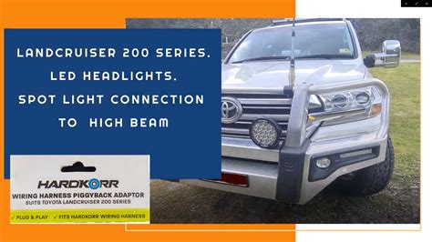 Connecting Driving Lights To A Landcruiser Series With Oem Led Head