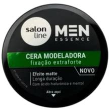 Cera Modeladora Salon Line Men Essence Efeito Matte fixação extraforte