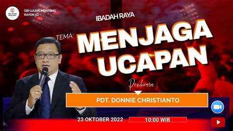 Rerun Minggu Oktober Ibadah Online Gbi Ujung Menteng