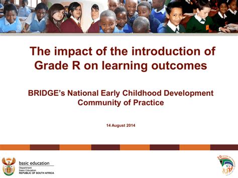 Ecd Pres Dbe Impact Grade R On Learning Outcomes