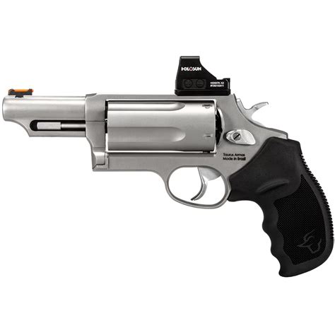 Taurus Judge Magnum Toro Revolver Colt Ga In Ss Black Grip