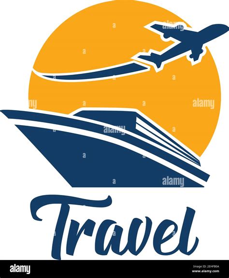 travel tourism logo isolated on white background. vector illustration Stock Vector Image & Art ...