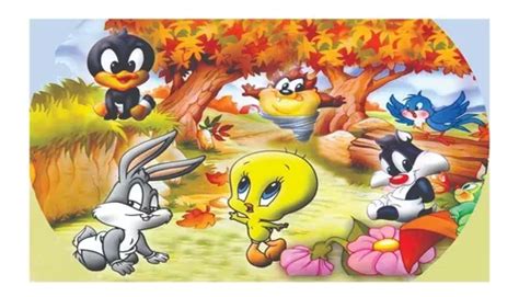 Painel Festa Infantil X Cm Lona Baby Looney Tunes Parcelamento