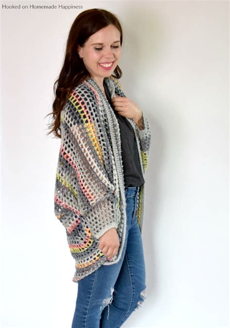 Urban Chic Cocoon Sweater Crochet Pattern Hooked On Homemade Happiness