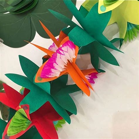 Hawaiianischer Luau Party Deko Blumenkranz Sommer Tropische Hochzeit