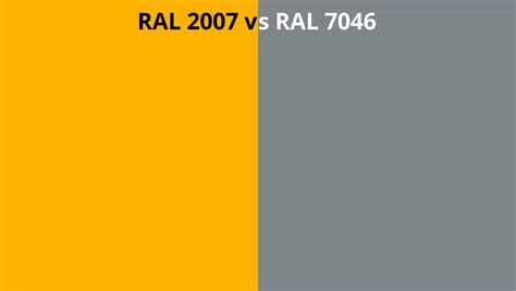 Ral 2007 Vs 7046 Ral Colour Chart Uk