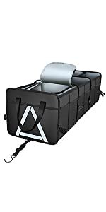 K KNODEL Sturdy Car Trunk Organizer With Premium Insulation Cooler Bag