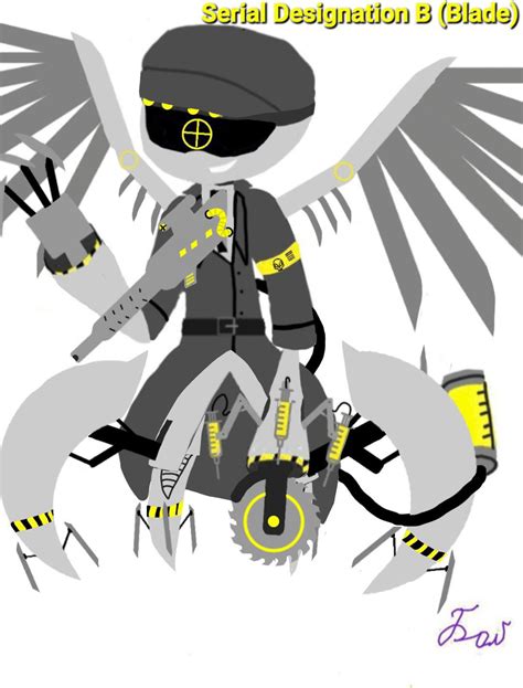 My Murder Drones Oc Disassembly Drone Serial Designation B Blade