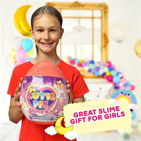 Girlzone My Cutie Pie Slime Kit Diy Slime Kit For Girls 10 12 To Make Slime Key Ebay