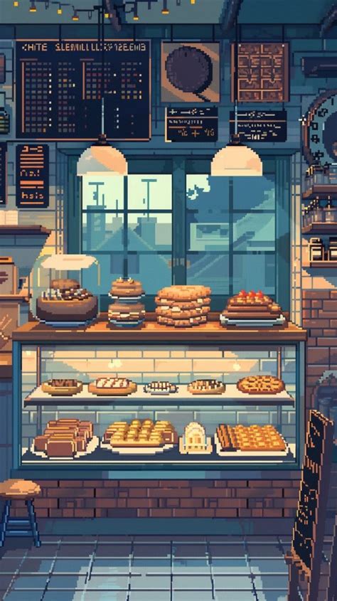 Bakery Pixel Art в 2024 г Пиксель арт Картинки Игры