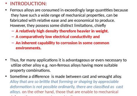 Non Ferrous Alloys