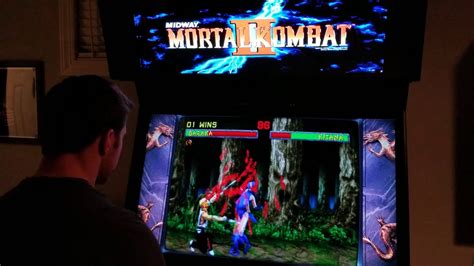 Mortal Kombat Ii Arcade Cabinet Mame Gameplay W Hypermarquee Youtube