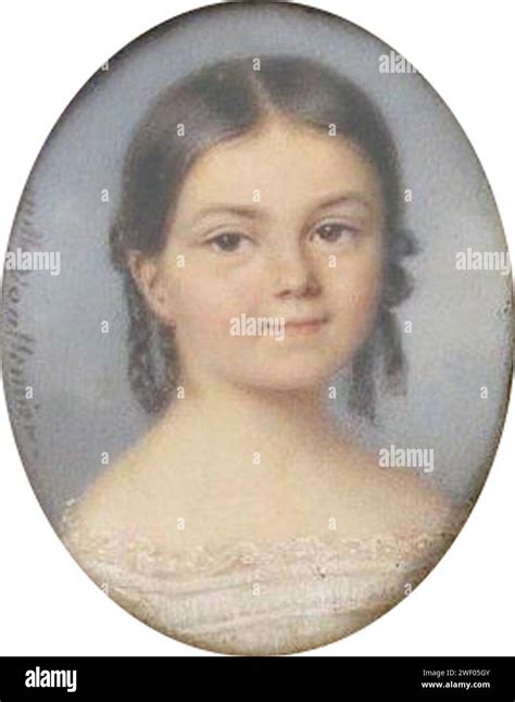 Anne Nicole Voullemier Jeune Fille En Buste Stock Photo Alamy