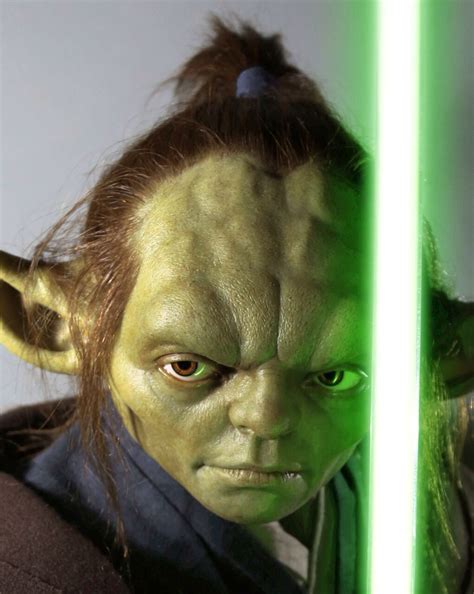 A Young Yoda Silicon Jedi Knight Not To Be Confused With Yaddle A