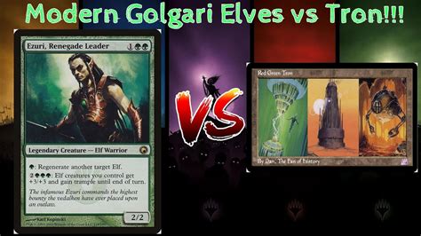 Modern Golgari Elves Vs Tron Youtube