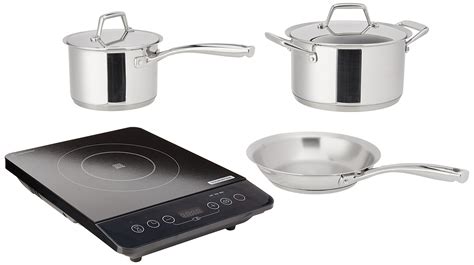 Tramontina Induction Burner 6 Piece Cooking System Stainless Steel ...