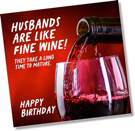 Punkcards Funny Birthday Cards For Husband Husbands Are Like Fine