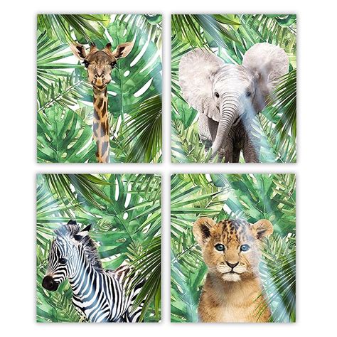 Nursery Jungle Wall Prints At Eileen Wagner Blog