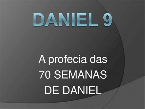 Pdf A Profecia Das 70 Semanas De Daniel Br · As Setenta Semanas De Daniel