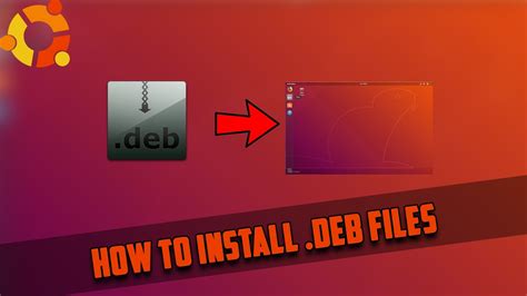 How To Install A Deb File In Ubuntu Ubuntubasics Youtube