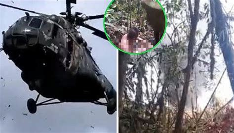 Difunden Video De Caída De Helicóptero En Amazonas Que Dejó Dos Muertos